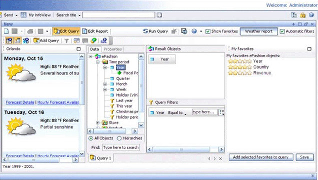SAP Web Intelligence (Interactive Analysis)
